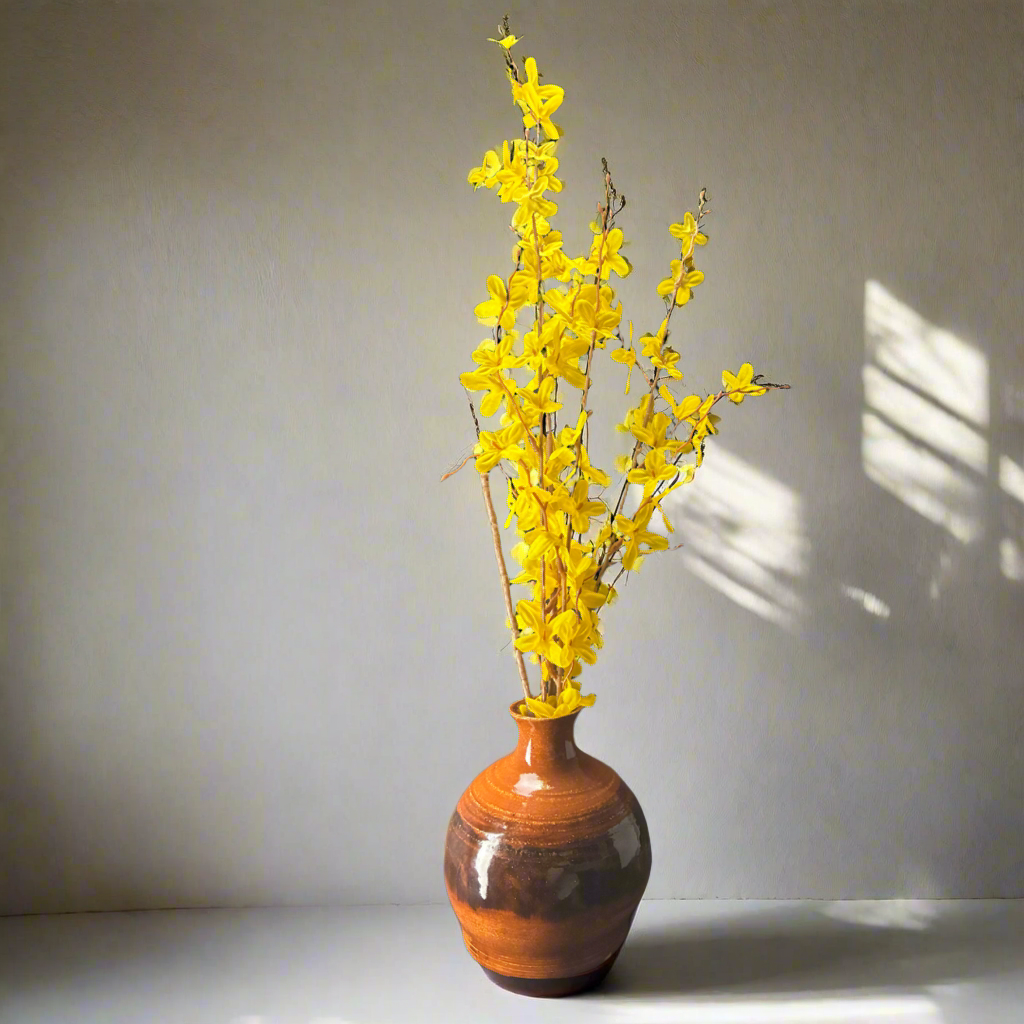 Chocolatey Ceramic Stoneware vase