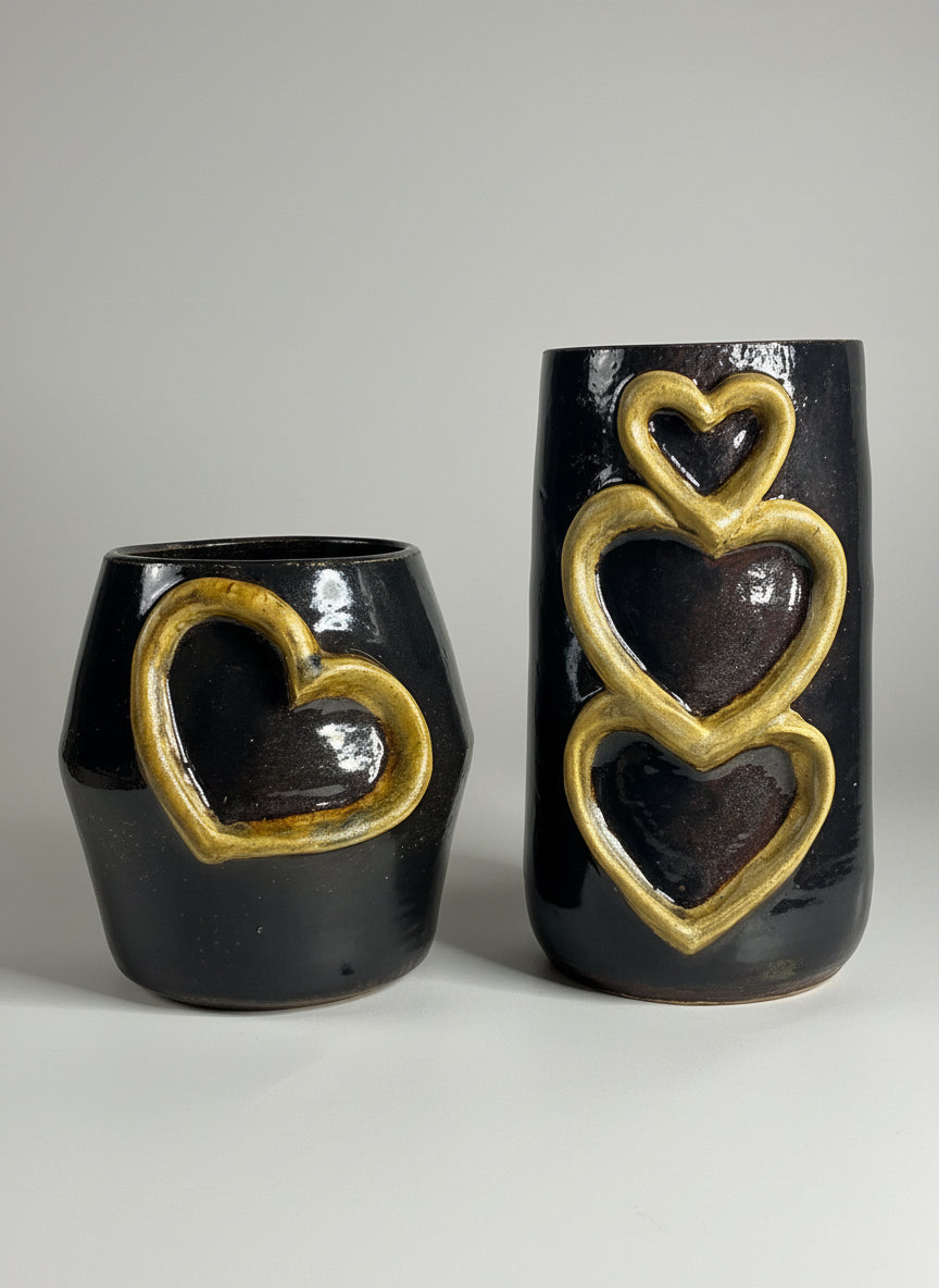 ** NEW ** LOVE x TWO OPEN CANISTERS SET
