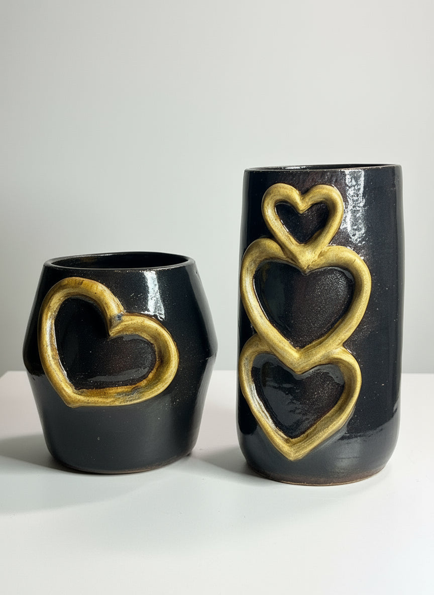 ** NEW ** LOVE x TWO OPEN CANISTERS SET