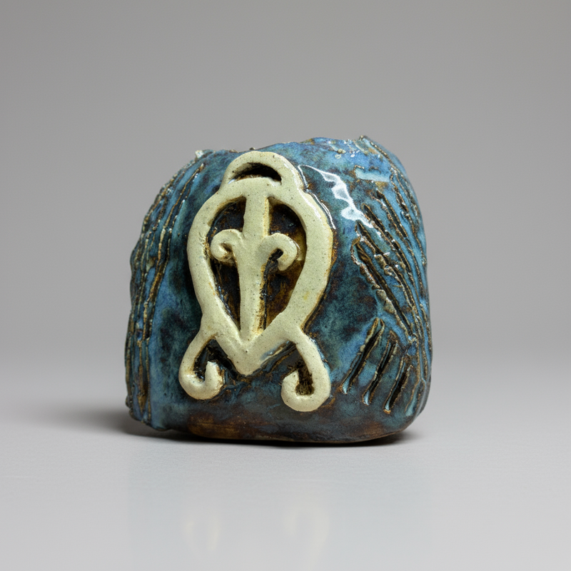 Small Adinkra vessel