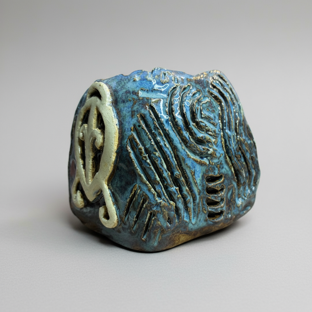 Small Adinkra vessel