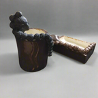 AFRO PUFFS - Stoneware Melanin Mornings series set