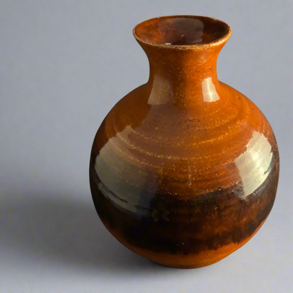 Chocolatey Ceramic Stoneware vase