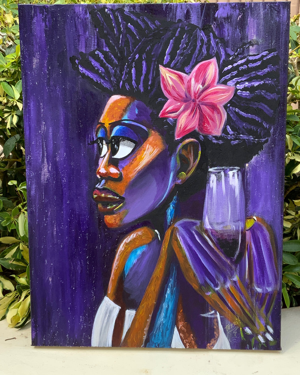 Jazz Night in the Club - Original Painting