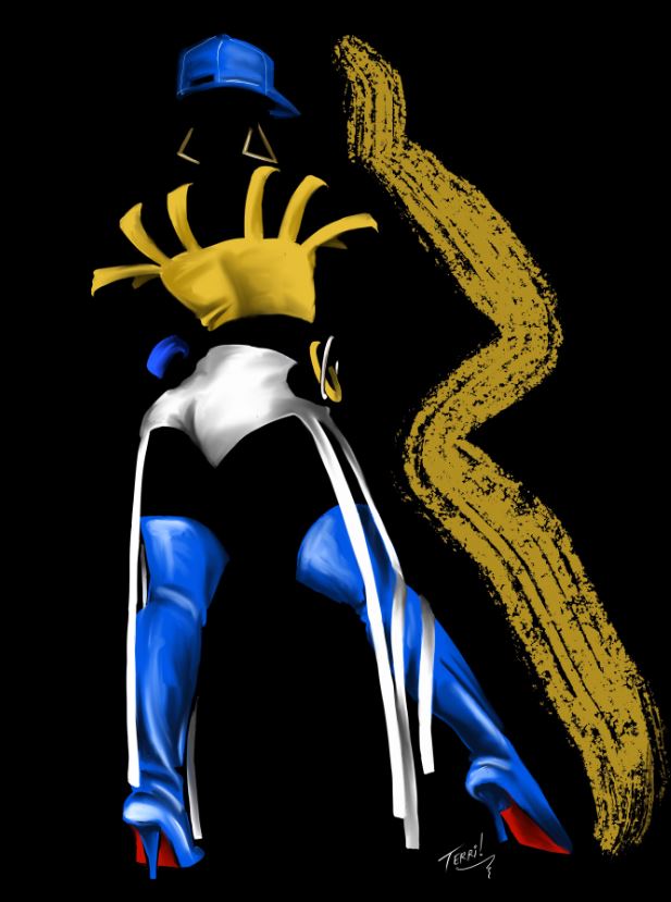 Silhouette Swag Gold