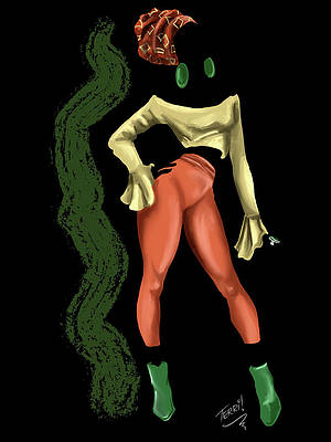 Silhouette Swag Green